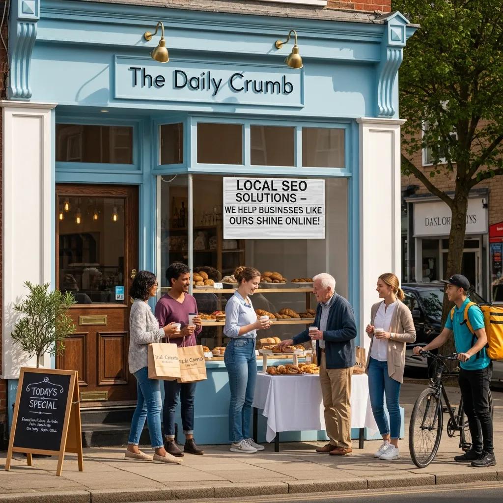 Local business storefront highlighting the impact of local SEO services